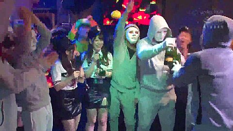 250504ハロウィン大会で美女をズコバコf4